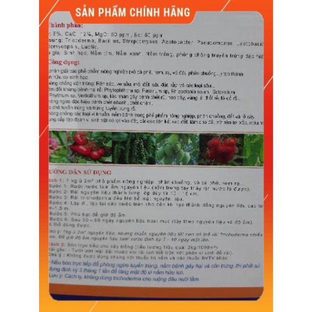 CHẾ PHẨM SINH HỌC TRICHODERMA 1KG