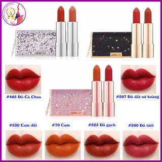 Son thỏi túi xách wodwod kim tuyến thời trang