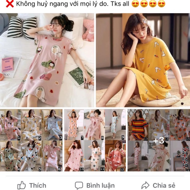 (Trả ord) váy ngủ kute