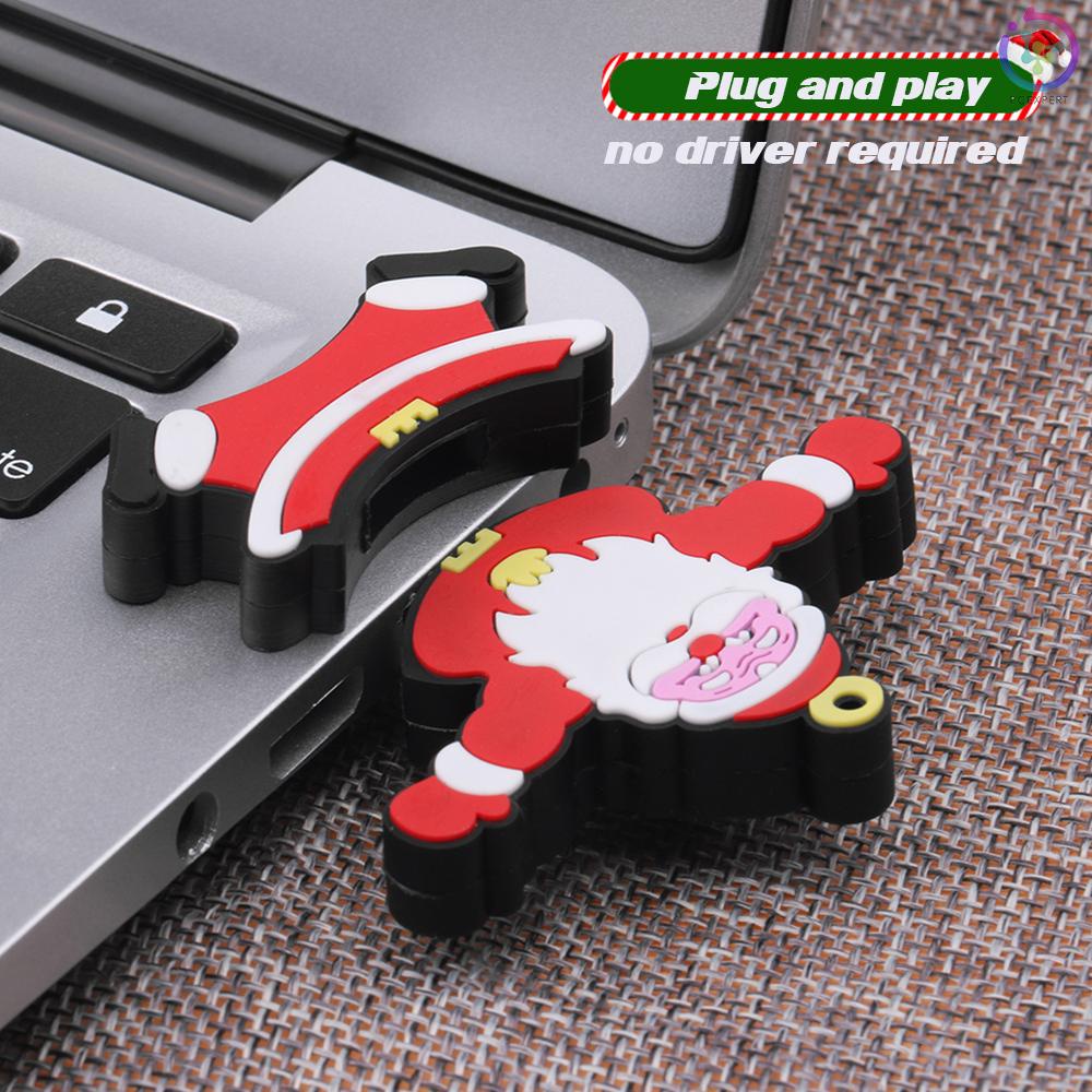 Creative Christmas Series U Disk Portable USB 2.0 High-speed Transmission U Disk Santa Claus U Disk 64GB