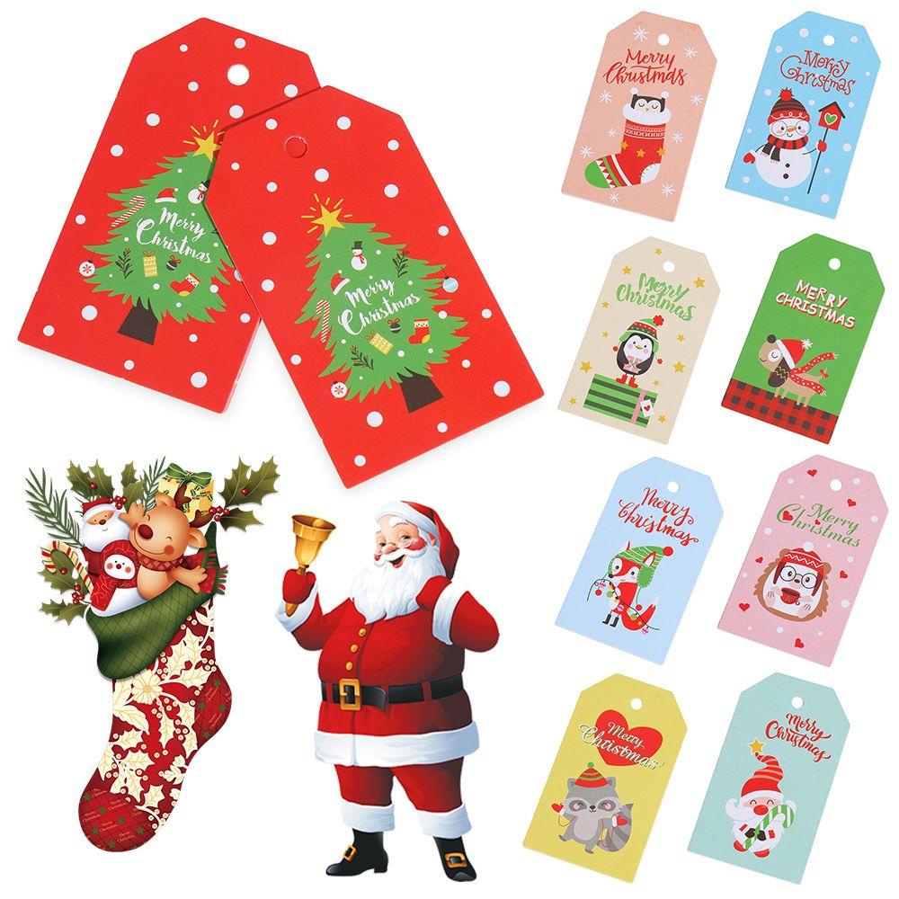 ZAIJIE24 Set 50 Thiệp Giáng Sinh / Tiệc Cưới / Quà Tặng Mới