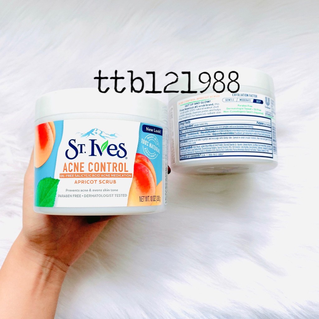 Tẩy Tế Bào Chết St.ives Apricot Scurb hũ