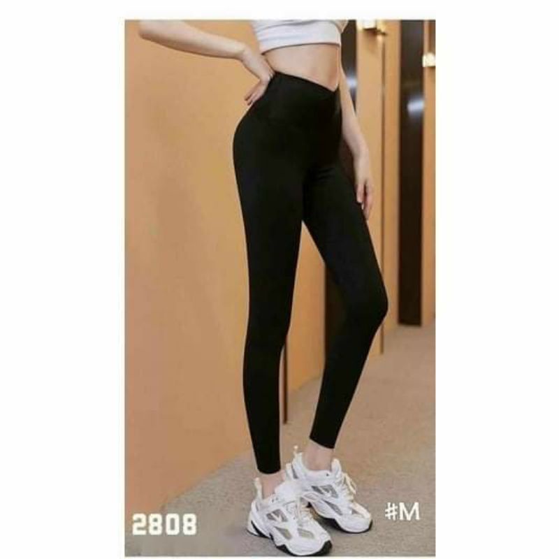 Quần legging nữ cạp cao chất umi loại 1 cao cấp full hộp dày dặn, co giãn 4 chiều 
 | BigBuy360 - bigbuy360.vn