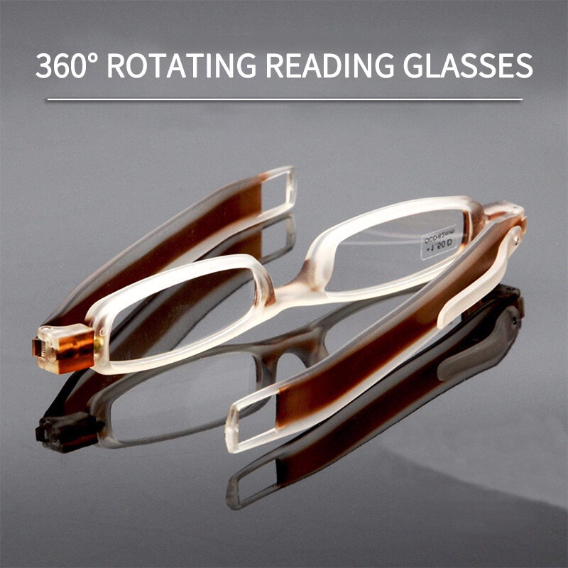 Kính Đọc Sách TR90 Chống Ánh Sáng Xanh Xoay 360 Độ Kèm Bút Đọc Tiện Dụng