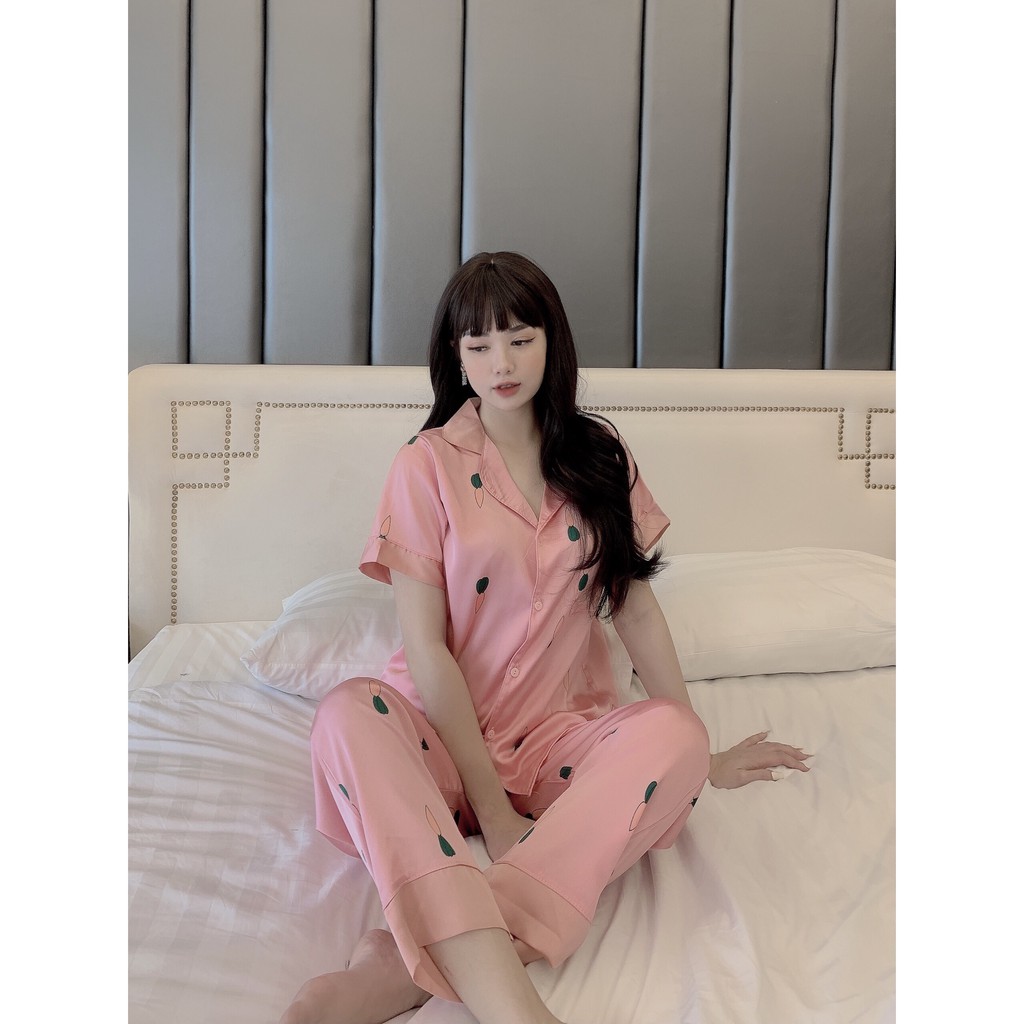 [FREE SHIP] Pijama Cộc Dài Hoạ Tiết Mát Lịm [HÀNG SIÊU ĐẸP]