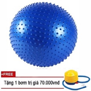 Bóng tập Yoga - Gym có gai Massage + Tặng kèm bơm