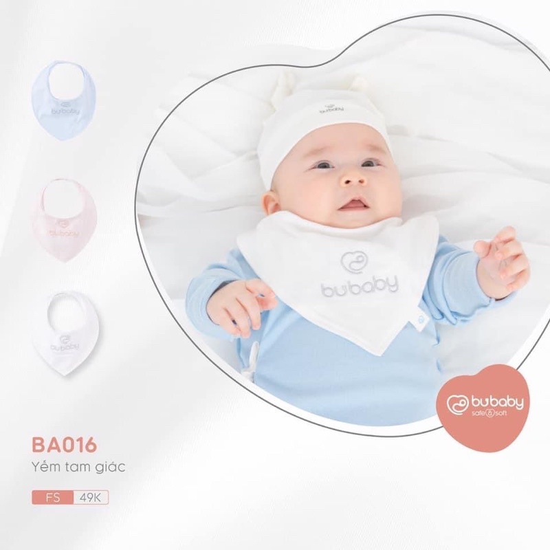 Bu Baby - Yếm tam giác giữ ấm cổ, mềm mại, an toàn cho bé BA016