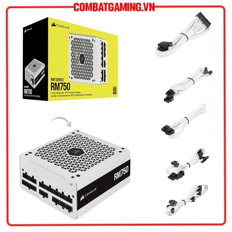 Nguồn CORSAIR 2022 CV650 CV750 RM750 RM850 RM850X Chính Hãng Tem SPC Vĩnh Xuân
