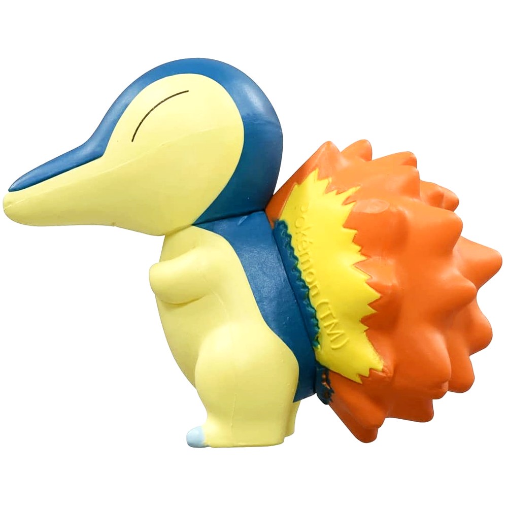 Mô Hình Pokemon Cyndaquil chính hãng Takara TOMY Standard Size Nhật Bản - Pokemon Figure Moncolle Starter Gen 2 Johto