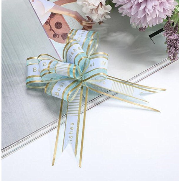 Cuộn Dây Ruy Băng Lụa Kéo Dùng Trang Trí Tiệc Cưới/Sinh Nhật