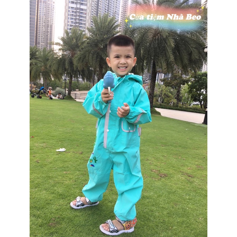 Áo mưa liền thân cao cấp HQ cho bé trai và bé gái