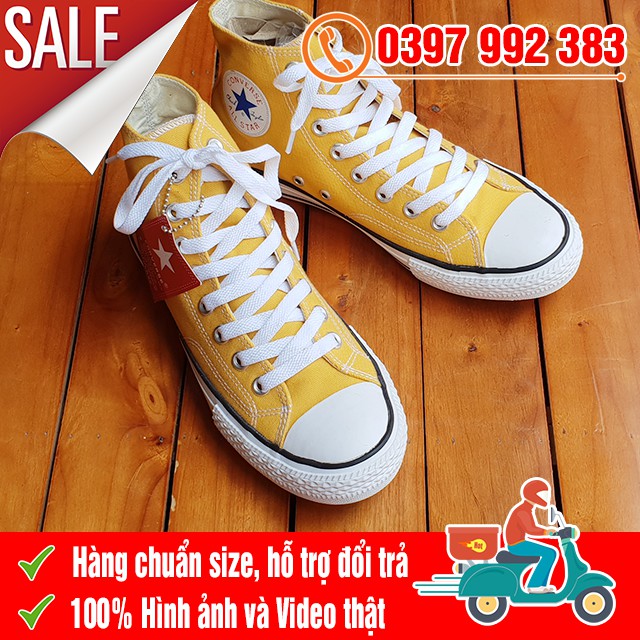 [MIỄN PHÍ SHIP 1970S] Giày Thể Thao CV 1970s Vàng Cổ Cao Nam Nữ