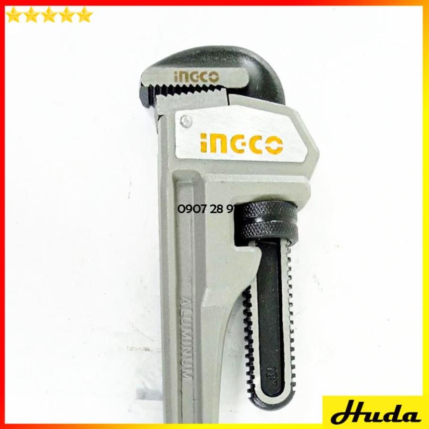 Mỏ lết răng độ kẹp 50mm Total Ingco tay cầm nhôm  siêu cứng  vặn mở bulong đai ốc sửa chữa cơ khí ống nước máy móc 1234