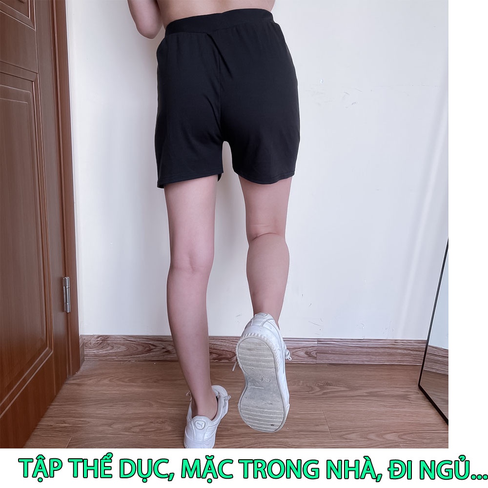 Chân Váy Rút Dây 2 Bên Cạp Cao Có Quần Trong Ôm Sát Chất Thun Lạnh Dày Dặn Chống Lộ