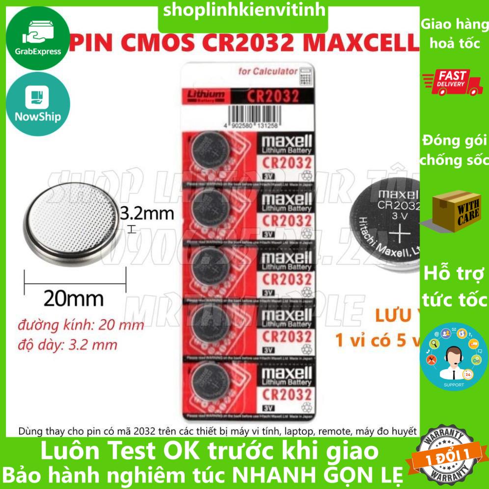 Pin CMOS CR2032 Maxcell (1 VIÊN LẺ)