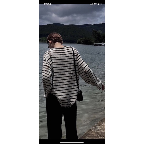 Áo sọc “TVD STRIPES TAN”