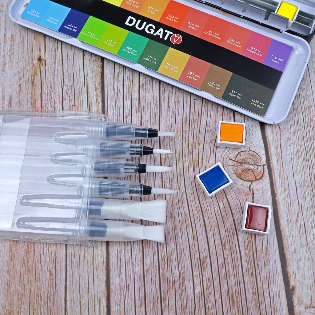 Bộ Bút Cọ Nước WaterBrush Set 3 Cây / Set 6 Cây