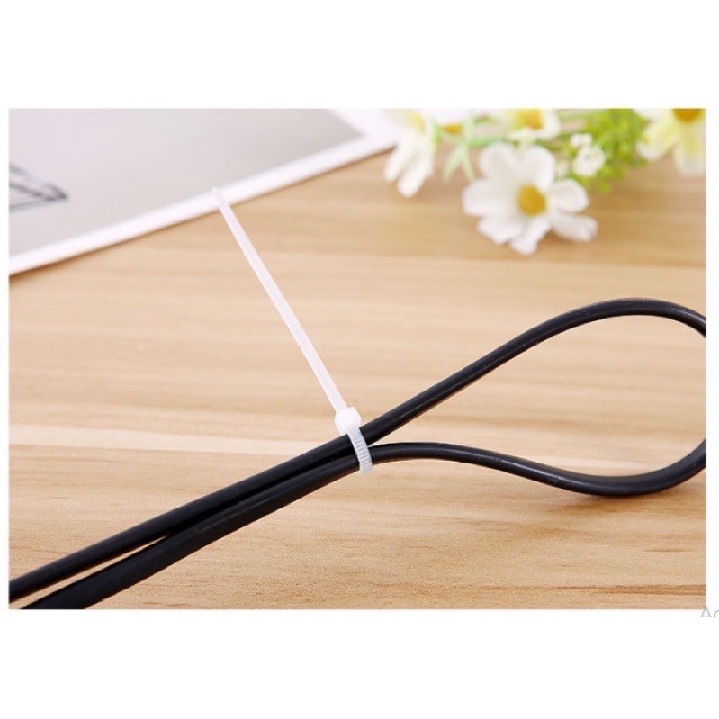 Bịch 100 Dây Rút Nhựa Chuyên Dụng Dài 20CM