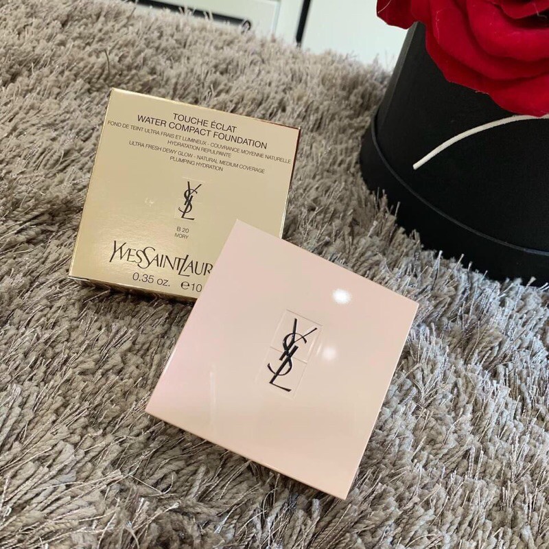 Phấn nước YSL touche éclat water compact foundation B10 Porcelain 10g Ouibeaute