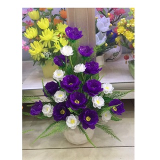 Chậu hoa cắm nghệ thuật ( hoa để bàn)