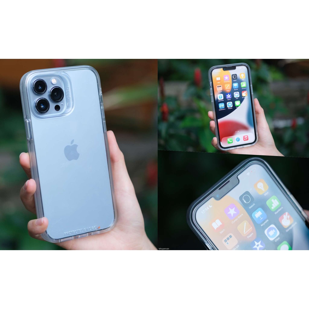 Ốp lưng trong suốt chống sốc cao cấp ZAGG Clear Case Iphone 13 Pro max/ 13 /13Pro