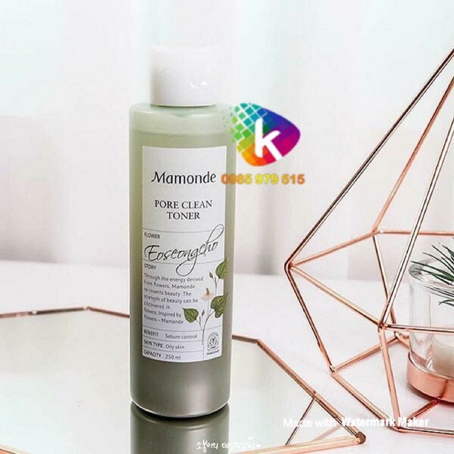 [Mã 153FMCGSALE1 giảm 10% đơn 250K] (Đủ bill) Toner Diếp cá đất sét Mamonde Pore Clean Toner | WebRaoVat - webraovat.net.vn