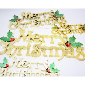 Khung Chữ Merry Christmas Cao Cấp Trang Trí Noel.