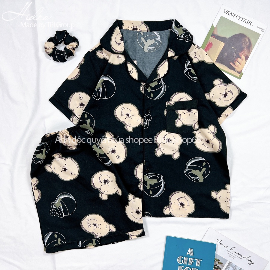 Bộ ngủ pijama ngắn hình mới