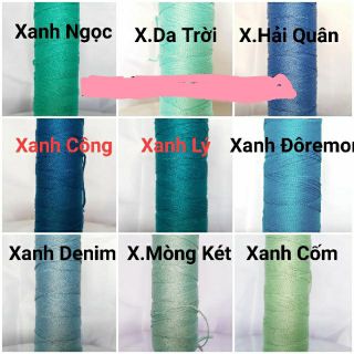 (Bảng màu 2) Sợi dệt trơn