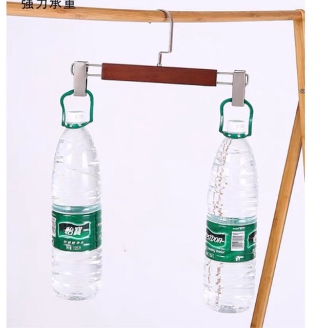 COMBO 5 KẸP GỖ NÂU CAO CẤP -MÓC TREO QUẦN ÁO CHO SHOP HOẶC GIA ĐÌNH - TREO QUẦN JEANS , QUẦN ÂU VÀ CHÂN VÁY