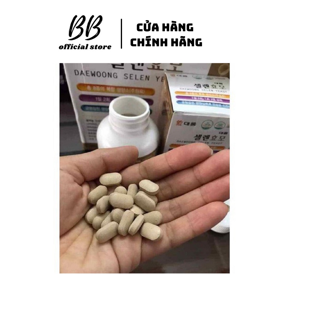 Viên uống vitamin hỗ trợ tăng cân hàn quốc DAEWOONG SELEN YEAST Hộp 2 Lọ * 240 Viên, Giúp Ăn Ngon, Khỏe Mạnh chính hãng