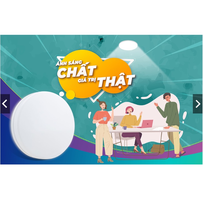 Đèn LED Ốp trần đổi màu 22W Rạng Đông LN12 ĐM 220/22W