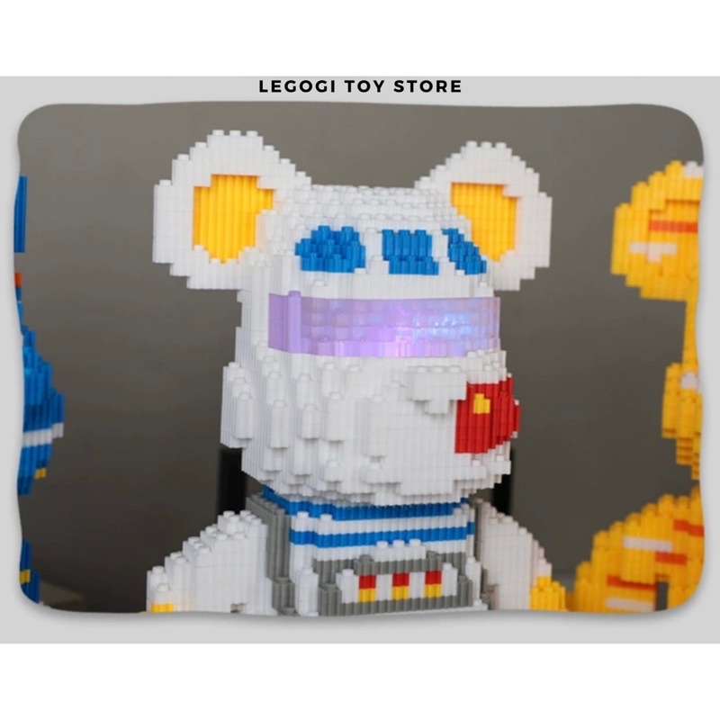 Đồ chơi lắp ráp Legogi GẤU BEARBRICK 30CM 35CM mô hình lắp ghép xếp hình