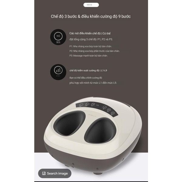 Máy massage chân Ohella