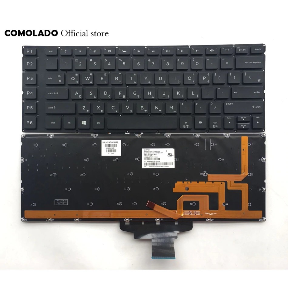 (KEYBOARD) BÀN PHÍM LAPTOP HP OMEN 15-5000 dùng cho Omen 15t 15-5000, 15t-5000