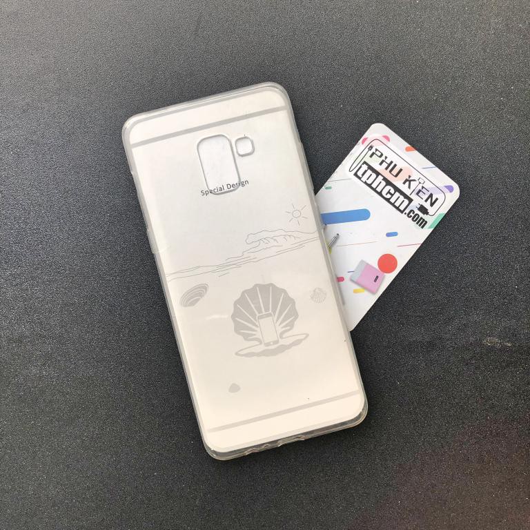 Ốp lưng Samsung A8 Plus 2018 dẻo trong loại Tốt