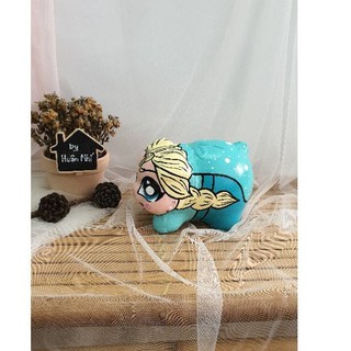 Heo đất handmade - Nữ hoàng Elsa