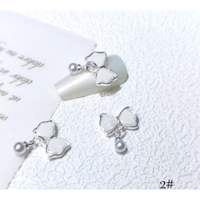 Charm nơ mã mới trang trí nail nhé