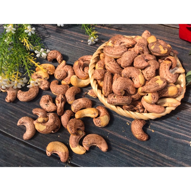 Hạt điều🌷FREESHIP🌷Hạt điều rang muối nguyên vỏ 500GR 🌷FREESHIP