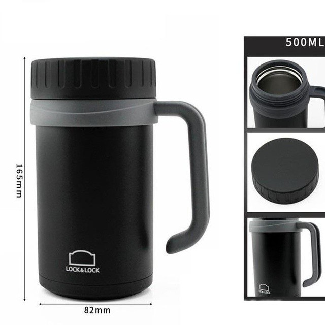 100% Bình giữ nhiệt Lock&Lock Basic Table Mug 500ml LHC9002