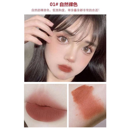 [Hàng mới về] Son kem Kakashow tông lì chống nước lâu trôi 9 màu sắc tùy chọn