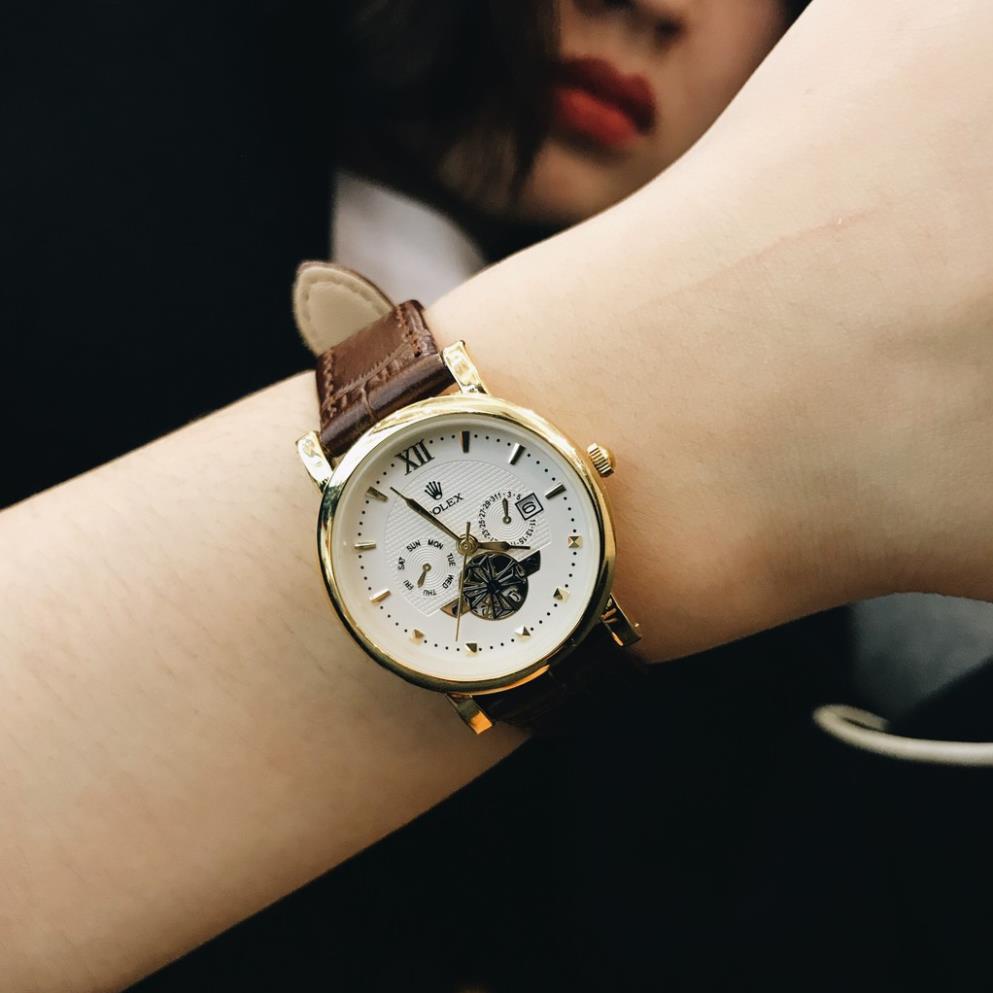 Đồng Hồ Nữ RoLex R075b TRẮNG Chống Xước, Chống Nước