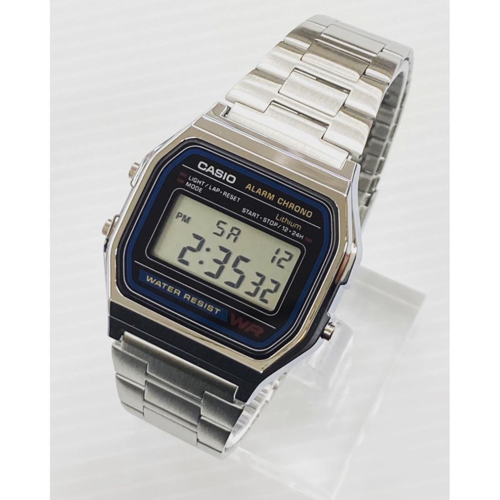 [HOT 2021] Đồng hồ nam casio A159-A158 Full box điện tử chống nước siêu cá tính và trẻ trung năng