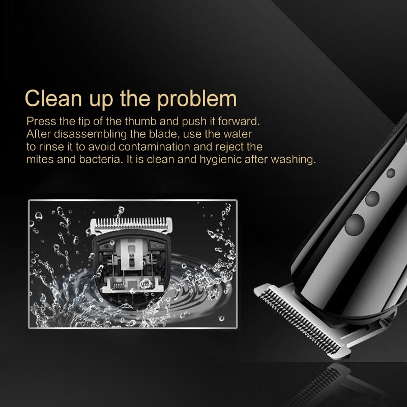 Kemei All In1 Tông Đơ Cắt Tóc Có Thể Sạc Lại Dao Cạo Dành Cho Nam Chống Thấm Nước Không Dây Điện Râu Mũi Tai Cạo Râu Tóc okase