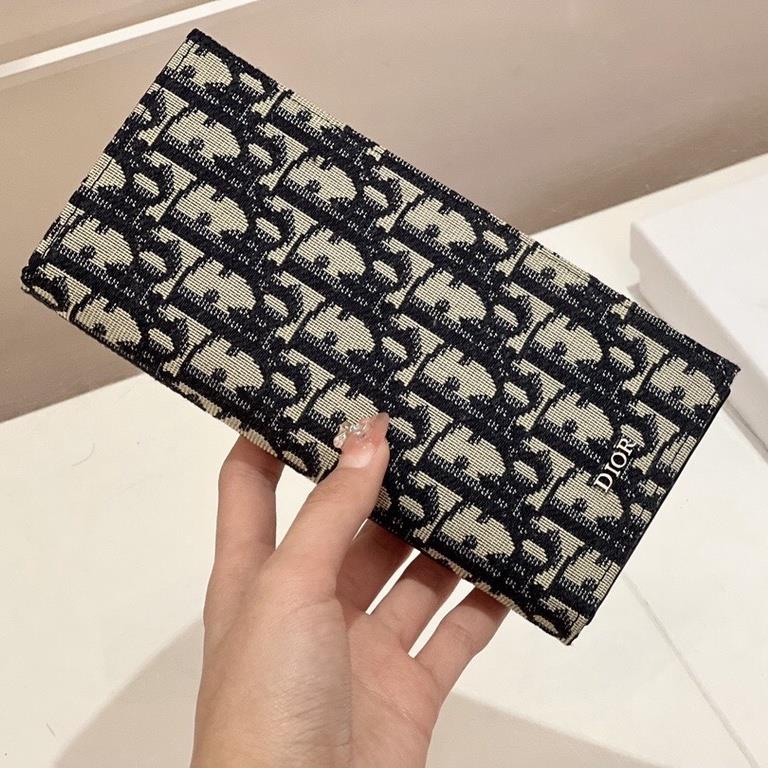 Ví Da Dior Đựng Tiền Xu / Thẻ Thời Trang Cho Nam