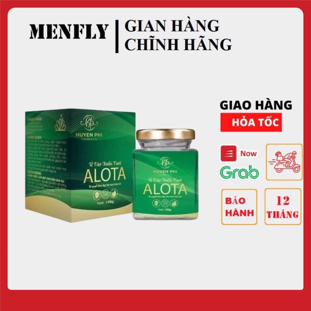 Ủ Tảo Xoắn Tươi ALOTA Huyền Phi Cho Làn Da Bật Tông Ngay Lần Đầu Sử Dụng | BigBuy360 - bigbuy360.vn