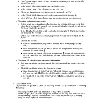 Ổ cắm hẹn giờ điện tử GETA-GR