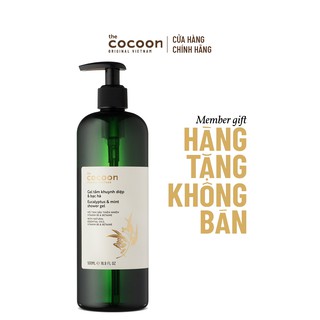 Membergift - gel tắm khuynh diệp & bạc hà cocoon 500ml