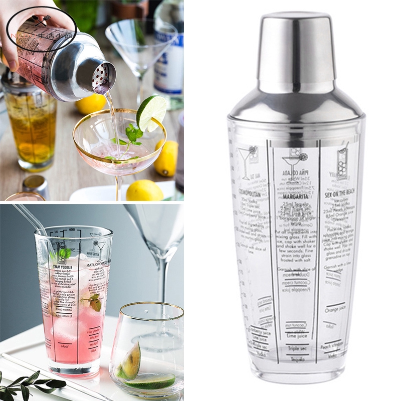 Bình Lắc Pha Chế Cocktail Bằng Inox 700ml