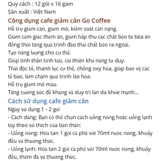 Cafe Giảm Cân Go Coffee [Chính Hãng]